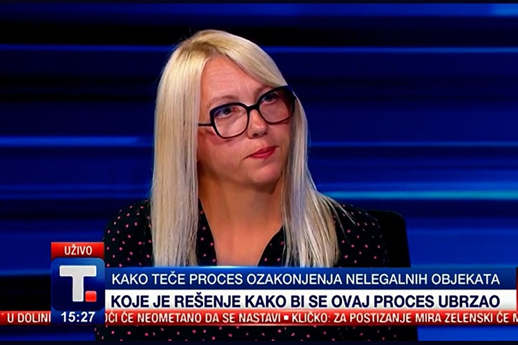 [Tanjug TV] In Serbia, there are around 2.1 million illegal buildings, with approximately 40,000 cases resolved annually