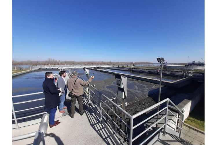 Association 3e and NALED visit the wastewater treatment facilities in Šabac